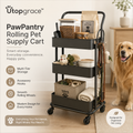 Utopgrace™ PawPantry Rolling Pet Supply Cart